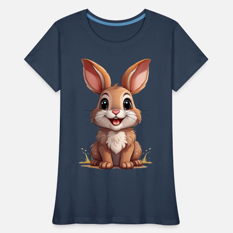 Rabbit or Easter Bunny Women's Premium Organic T-Shirt