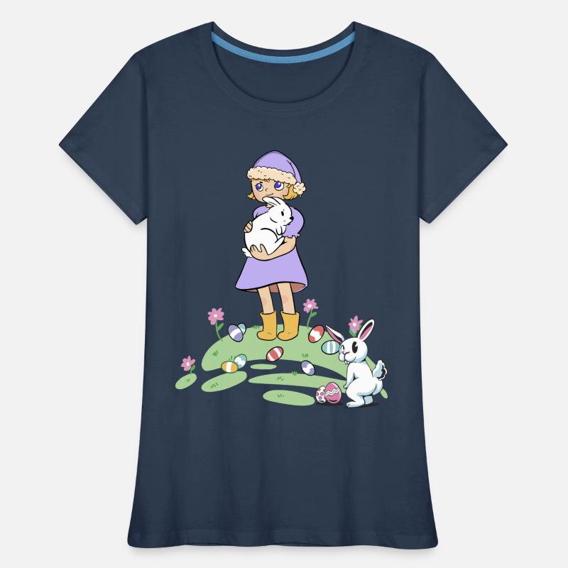 Easter Easter Bunny Kids Rabbit Easter Eggs Eggs Women's Premium Organic T-Shirt