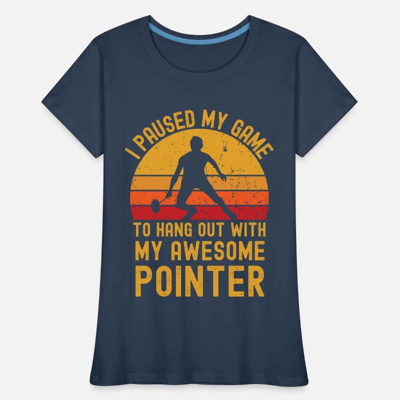 Badminton and Pointer Women's Premium Organic T-Shirt