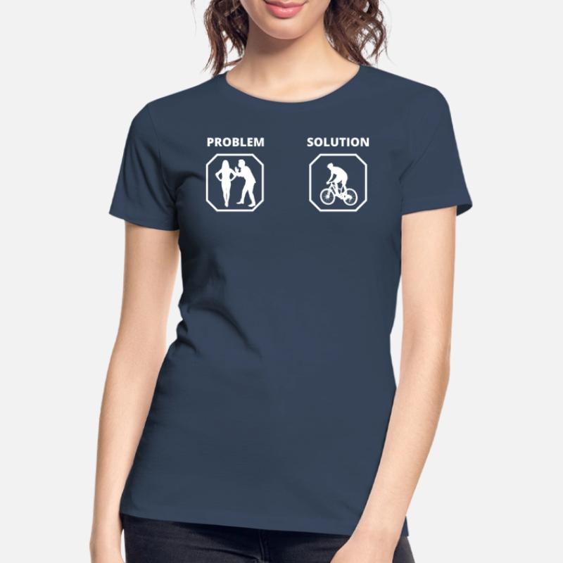 PROBLEM SOLUTION vélo T-shirt bio Premium Femme