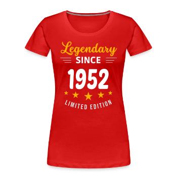 Legendary since 1952 - Women's Premium Organic T-Shirt - navy - Front - Mia (176cm)