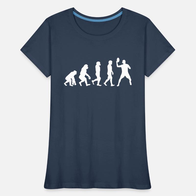 Discgolf Evolution Frauen Premium Bio T-Shirt