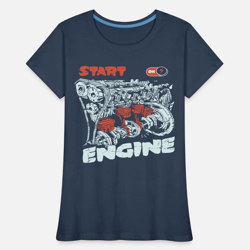 Start the engine, engine, engine Women's Premium Organic T-Shirt