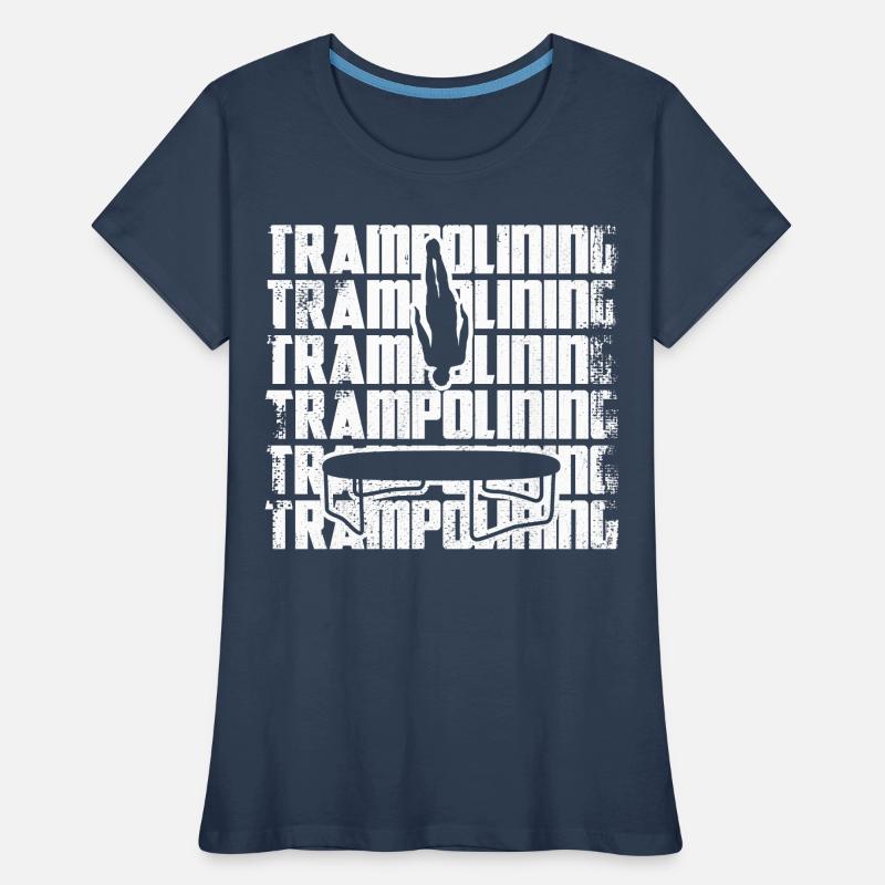 Drôle de pull trampoline T-shirt bio Premium Femme