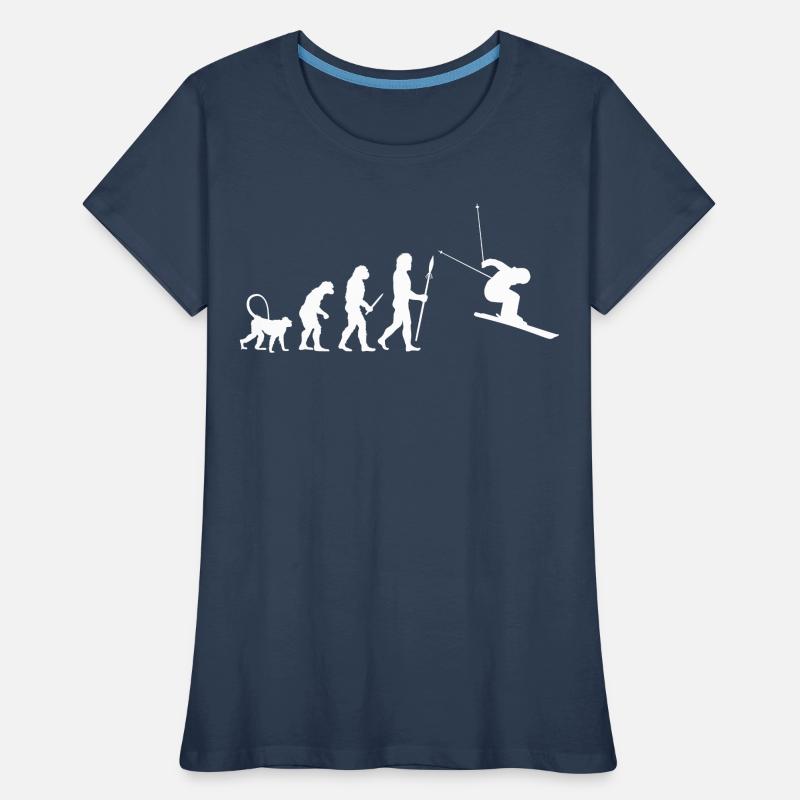 Évolution du ski T-shirt bio Premium Femme