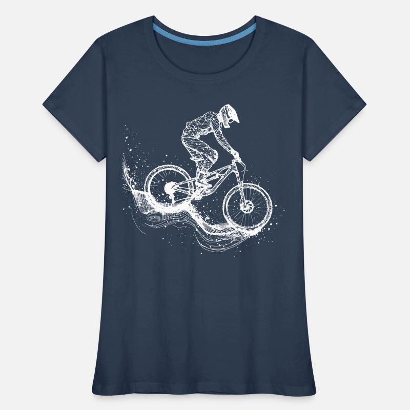 Dessin VTT T-shirt bio Premium Femme