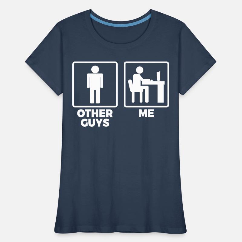 Software Engineer Stick Figures Women's Premium Organic T-Shirt