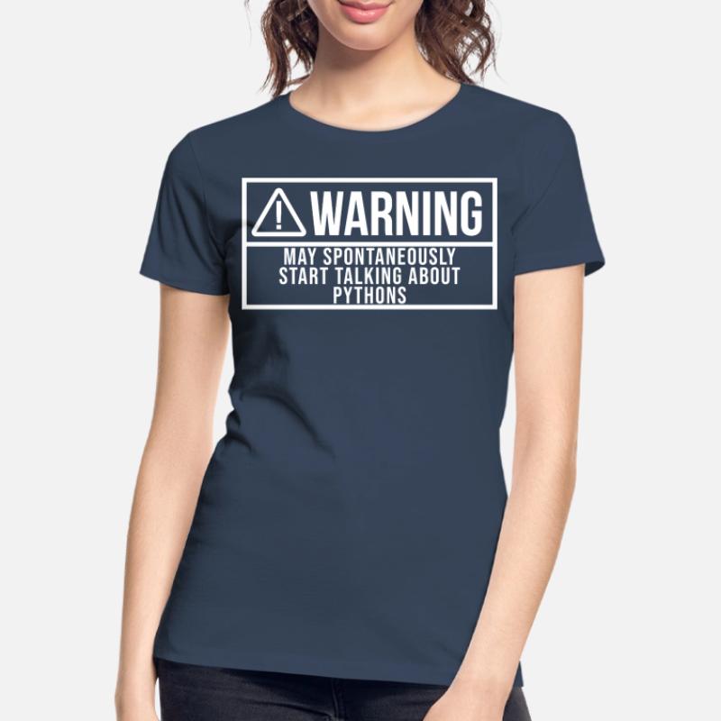 python T-shirt bio Premium Femme
