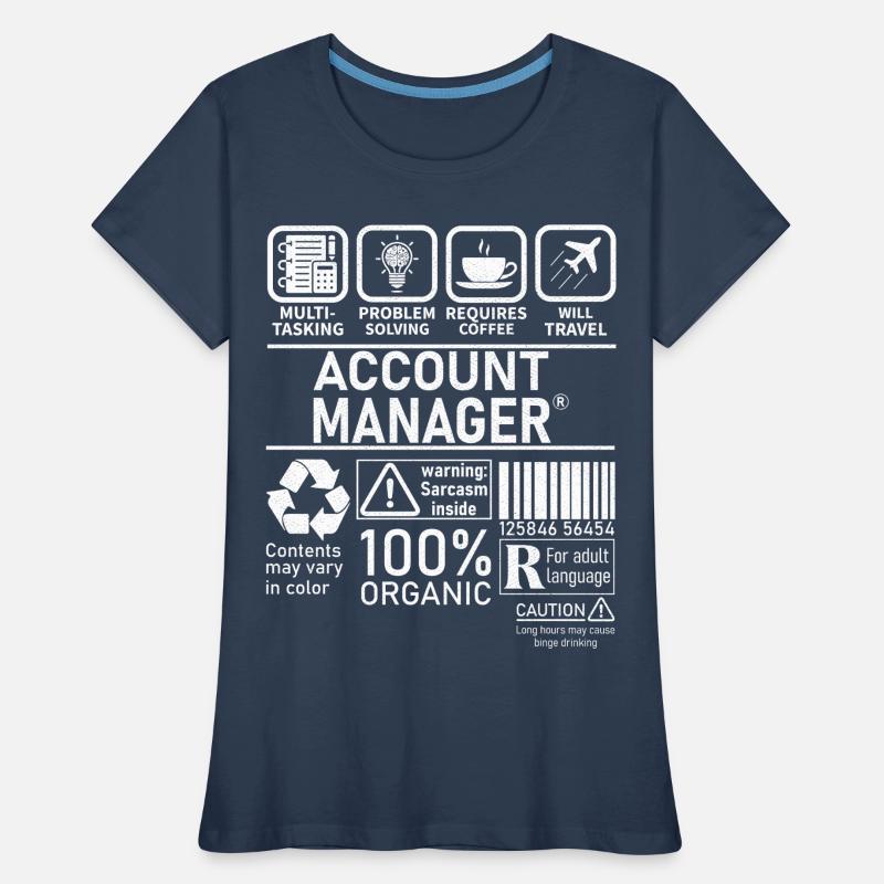 Gestionnaire de compte Résolution de problèmes multitâches T-shirt bio Premium Femme