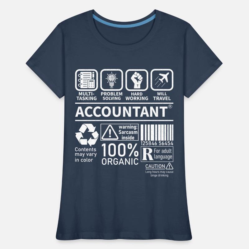 Accountant Multi Tasking Problem Solving Women's Premium Organic T-Shirt