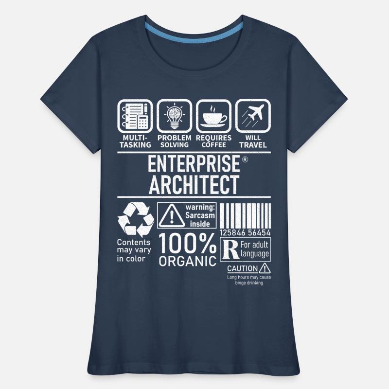 Enterprise Architect multi tasking problem solving Frauen Premium Bio T-Shirt