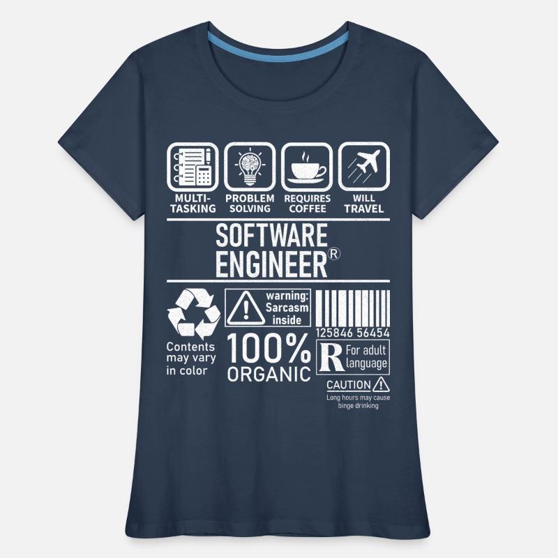 Software Engineer multi tasking problem solving Frauen Premium Bio T-Shirt