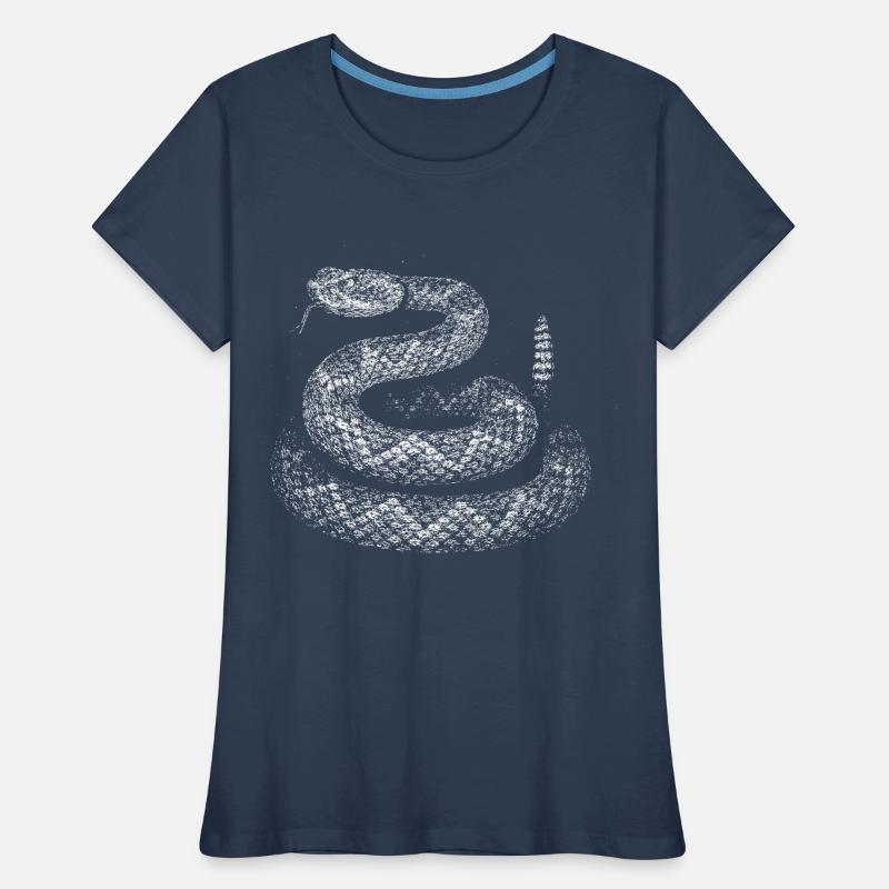 Schlange Frauen Premium Bio T-Shirt