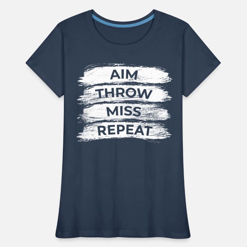 Techniques de fléchettes T-shirt bio Premium Femme