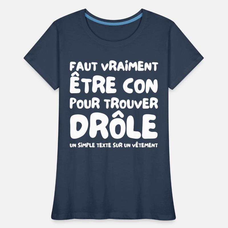 A text that makes a difference Women's Premium Organic T-Shirt