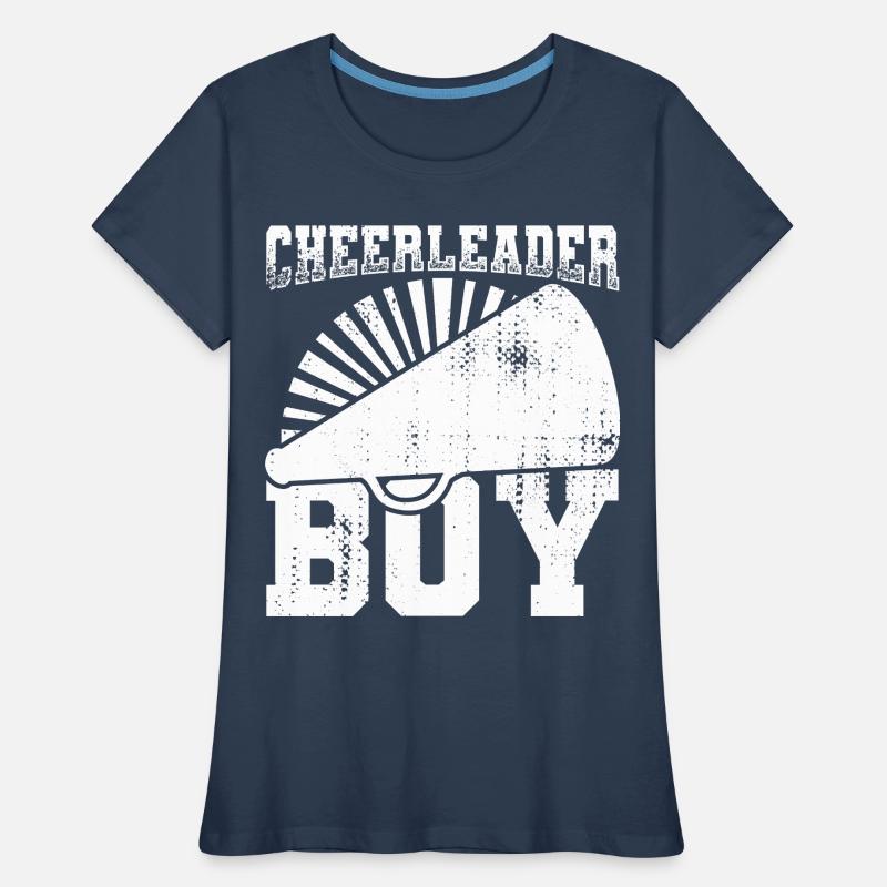 Cheerleader Boy Frauen Premium Bio T-Shirt