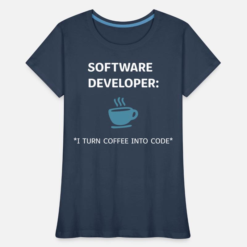 Software Developer - Coffee Edition Frauen Premium Bio T-Shirt