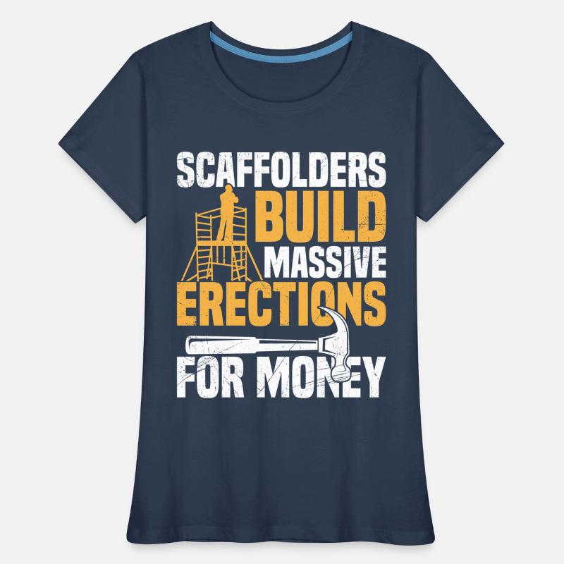  Scaffolding Platform Construction Worker Scaffold Women's Premium Organic T-Shirt