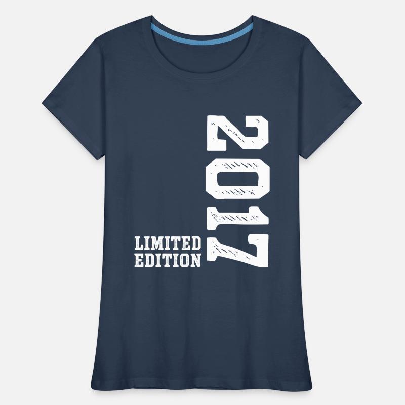 9e anniversaire 2017 Édition limitée Garçons Filles T-shirt bio Premium Femme
