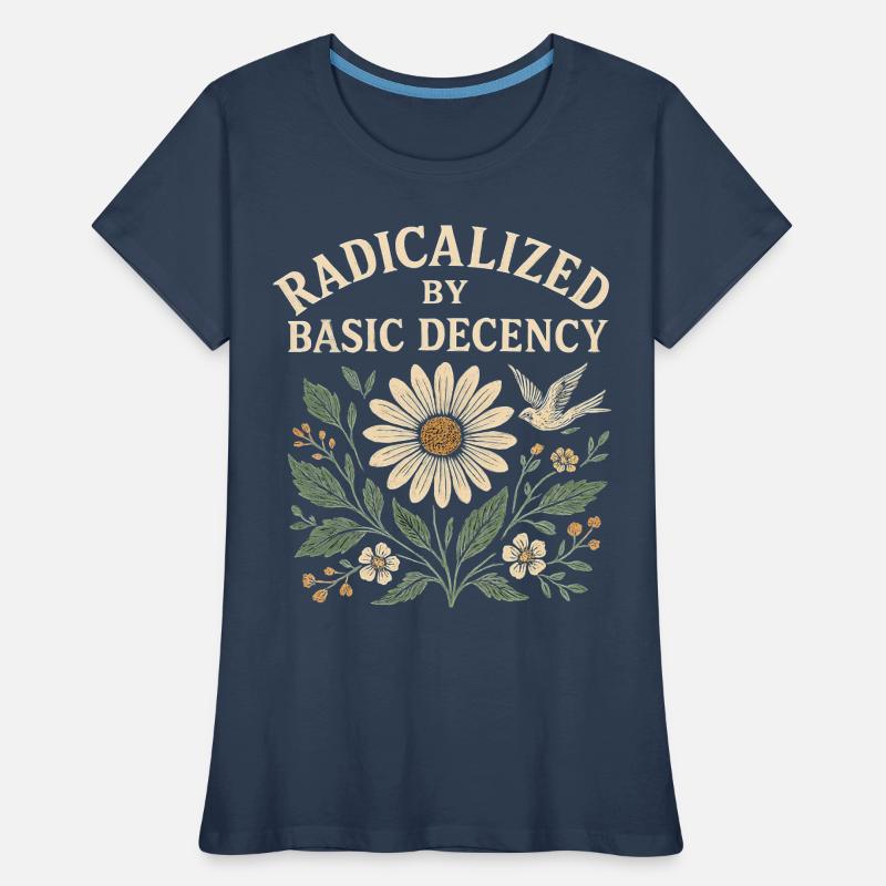 Basic Decency Statement for Do-Gooders Women's Premium Organic T-Shirt