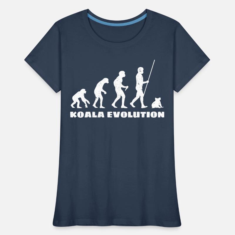 Évolution du koala T-shirt bio Premium Femme