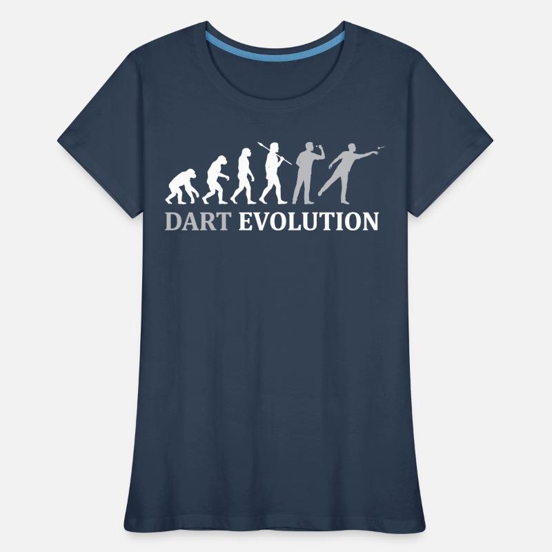 L'évolution des fléchettes – La voie vers le centre de la cible T-shirt bio Premium Femme