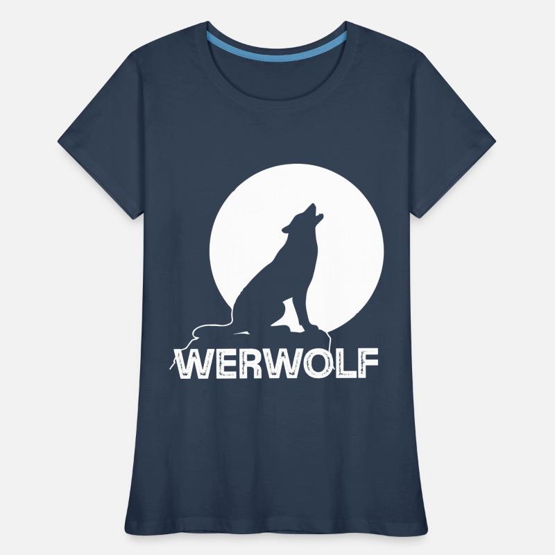Werewolf Full Moon Wolf Wolf Pack Women's Premium Organic T-Shirt