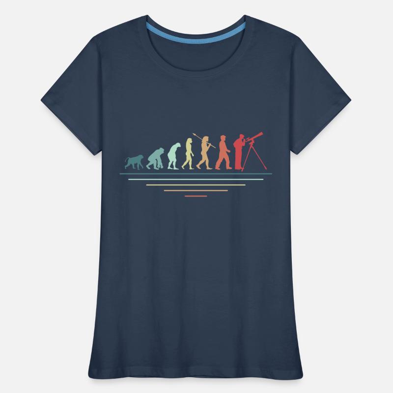 Astronomie Evolution Astronomes T-shirt bio Premium Femme