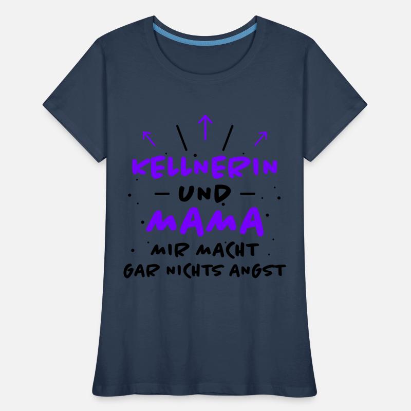 Kellnerin Spruch Beruf Lustiges Kellnerin Geschenk Frauen Premium Bio T-Shirt