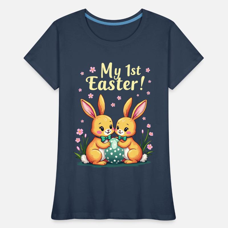 My 1ST Easter Sweet Easter Bunnies First Easter Women's Premium Organic T-Shirt