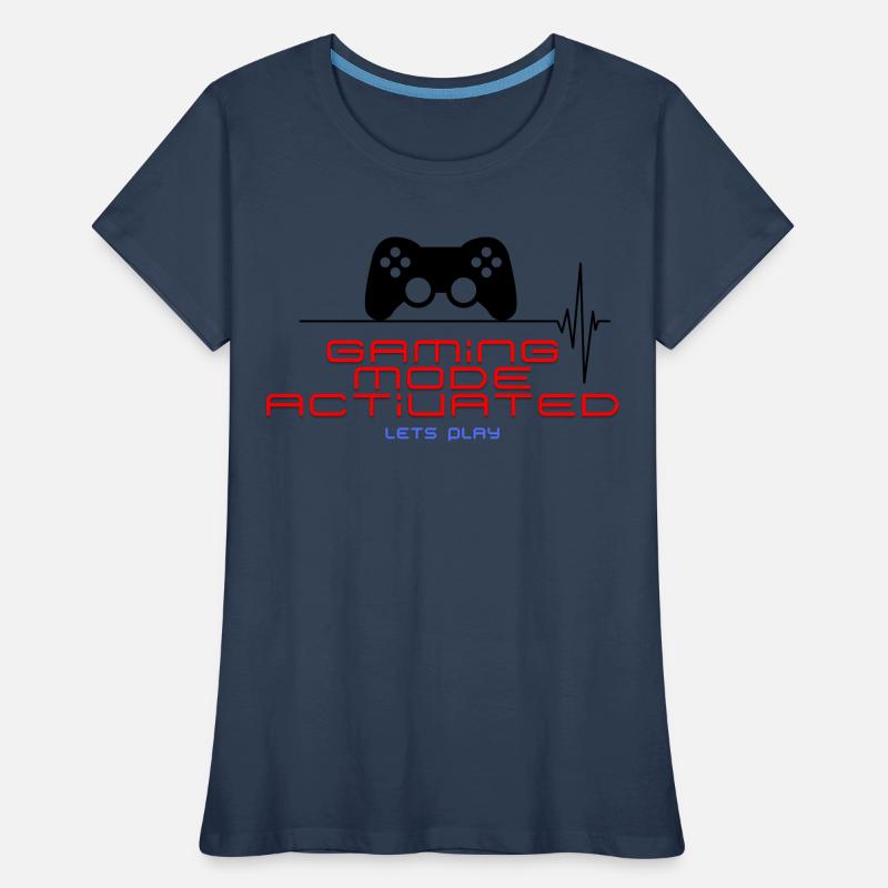 Gaming Mode Active Frauen Premium Bio T-Shirt