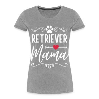 Retriever mama Retriever Liebhaber - Frauen Premium Bio T-Shirt - Navy - Vorne - Mia (176cm)