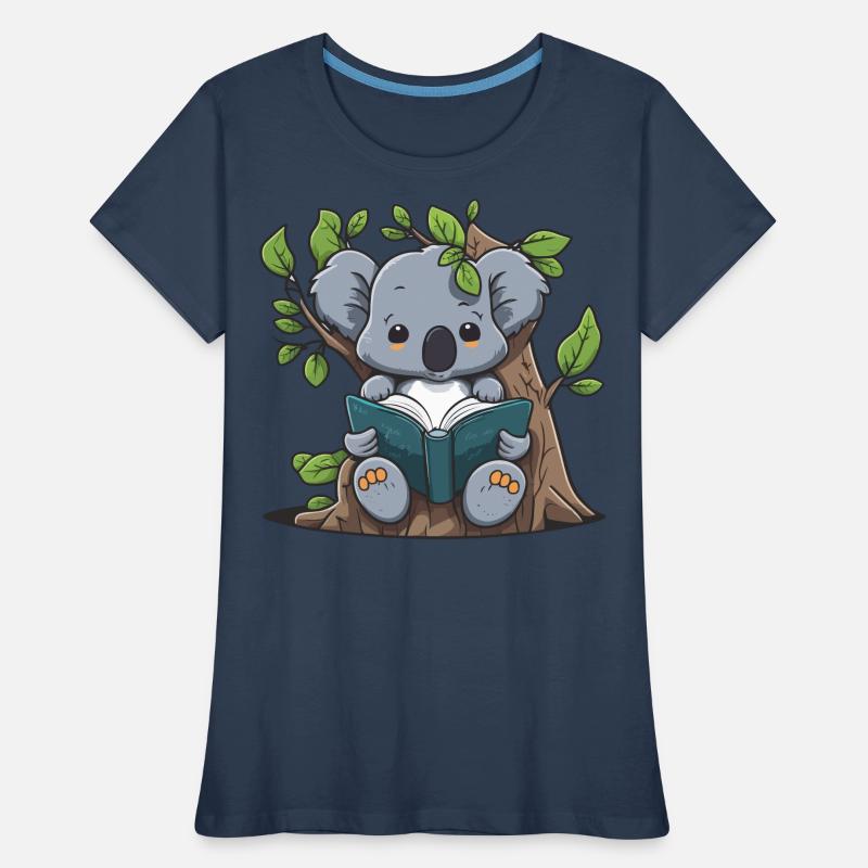 Tree-bound Reader Women's Premium Organic T-Shirt