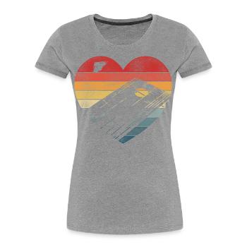 Cornhole Team Bean Bag Player - Frauen Premium Bio T-Shirt -  - Vorne - Mia (176cm)