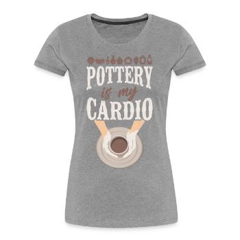 Pottery Ceramics Artist Pottery Is - Frauen Premium Bio T-Shirt -  - Vorne - Mia (176cm)