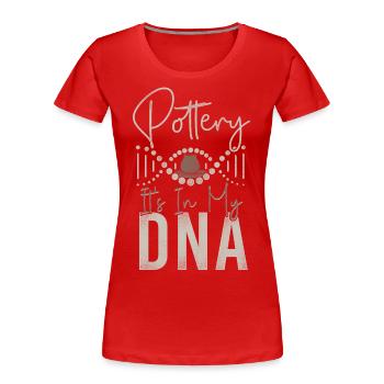 Pottery Ceramics Artist Pottery - Frauen Premium Bio T-Shirt -  - Vorne - Mia (176cm)