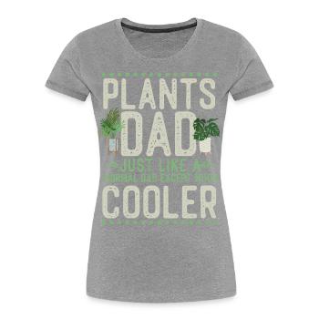 Plant Lover Gardening Dad Plants - Frauen Premium Bio T-Shirt - Navy - Vorne - Mia (176cm)