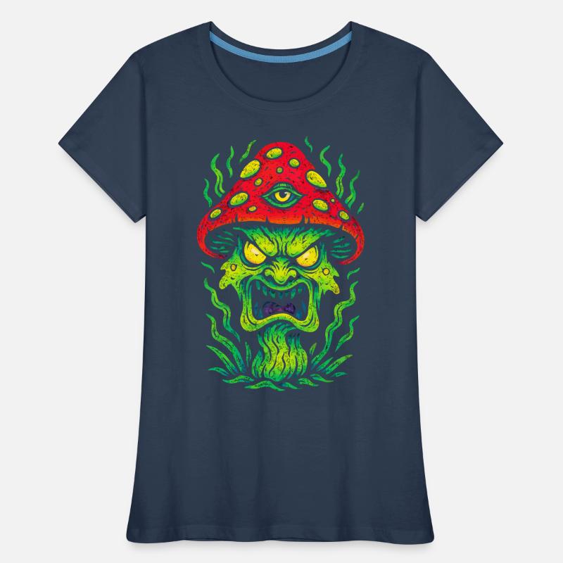 Psycho Toadstool with Third Eye Women's Premium Organic T-Shirt