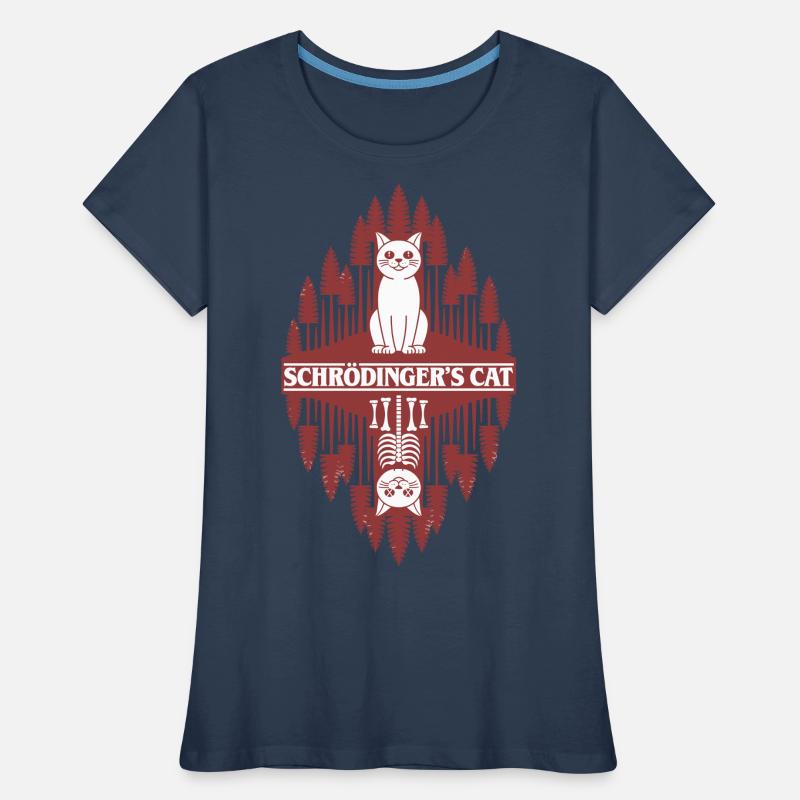 Le chat de Schroedinger : une chose étrange T-shirt bio Premium Femme
