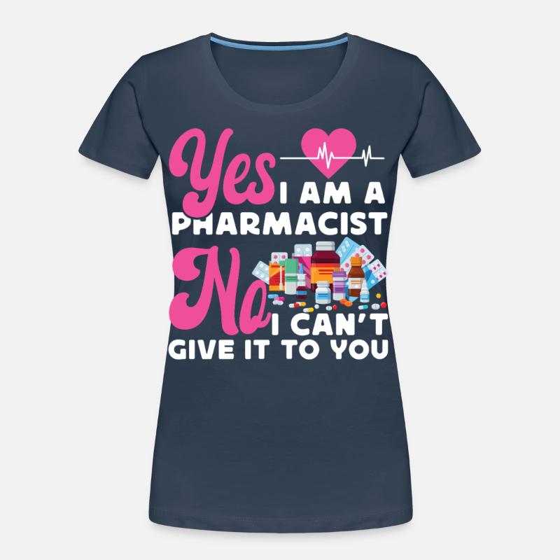 Pharmacy Tech Technician - Frauen Premium Bio T-Shirt - Navy