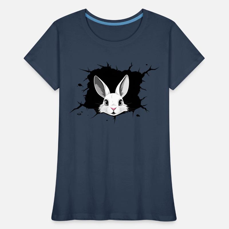 Rabbit Rabbit Rabbit Hole Women's Premium Organic T-Shirt