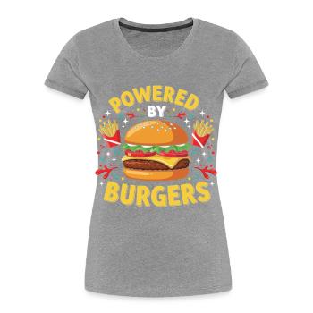 Hamburg burgers - Women's Premium Organic T-Shirt - navy - Front - Mia (176cm)