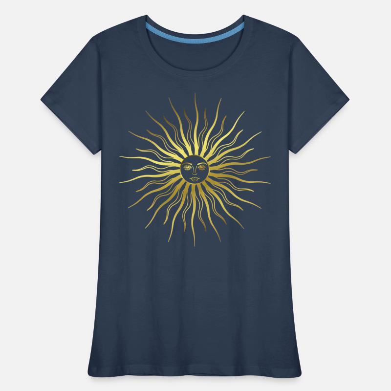 Sun - Sun Rays - Sun Face - Rays Women's Premium Organic T-Shirt