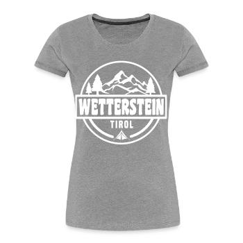 Wetterstein - Frauen Premium Bio T-Shirt -  - Vorne - Mia (176cm)
