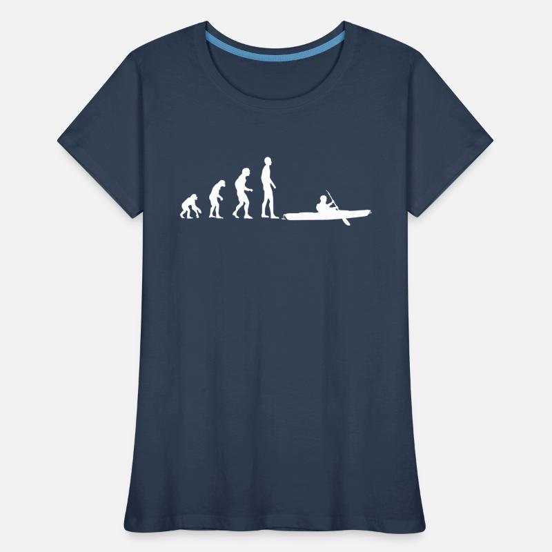 Kayak Evolution Paddling Canoe Women's Premium Organic T-Shirt