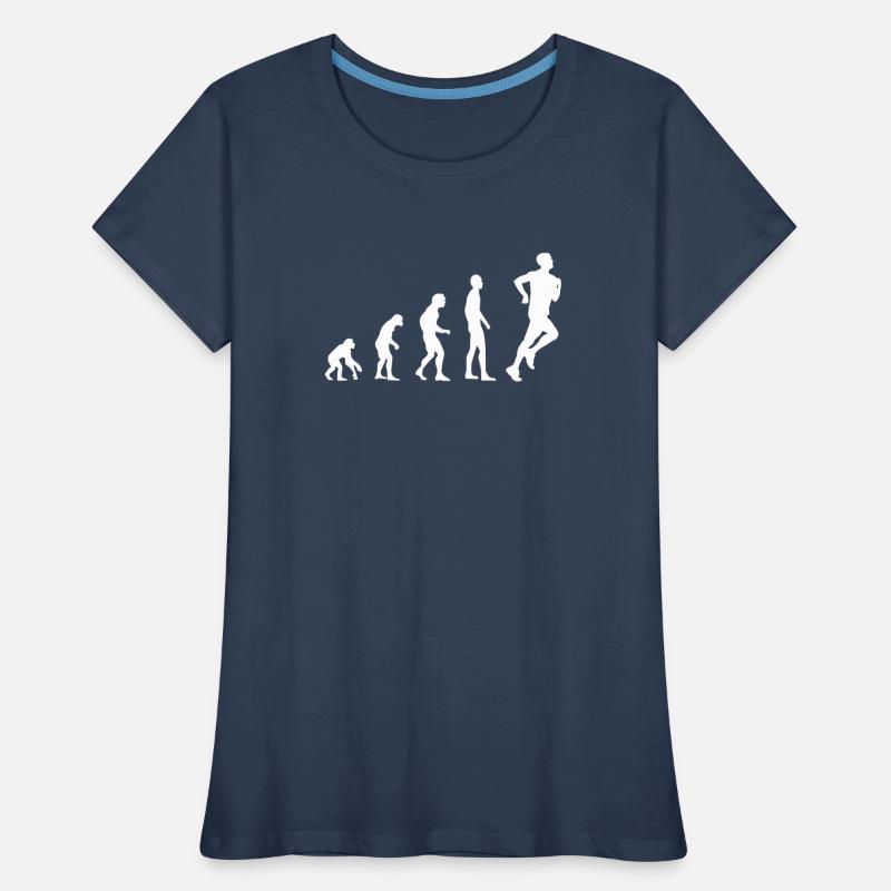 Running Evolution Jogging Joggers Women's Premium Organic T-Shirt