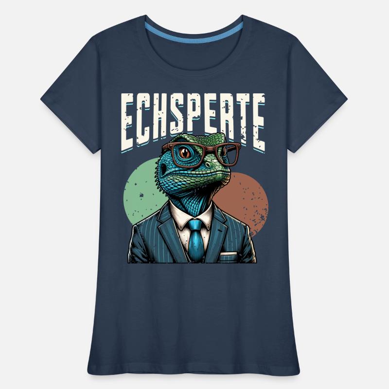 Echsperte Eidechse Frauen Premium Bio T-Shirt