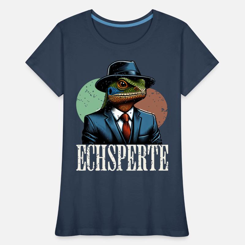 Echsperte Experte Frauen Premium Bio T-Shirt