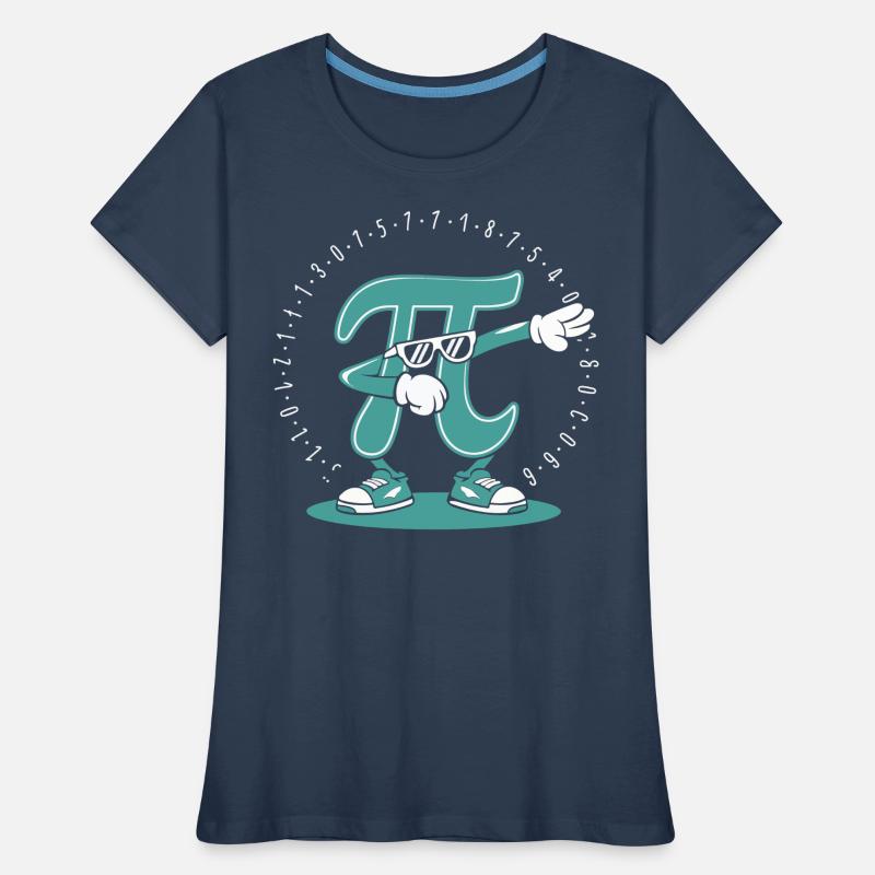Pi Math T-shirt bio Premium Femme