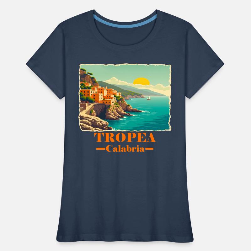 Tropea Calabria orange Women's Premium Organic T-Shirt